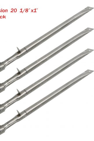 GASPRO GP-B051(4-pack) Stainless Steel Tube Burner Replacement for Select Chargriller, King Griller, Gas Grill Models(20 1/8"x 1")