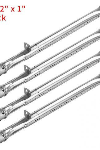 GASPRO GP-B411 Stainless Steel Pipe Tube Burner (4 pack) Replacement for BBQ Grillware and Broilmate, Charmglow, Master Forge, Perfect Flame Lowes, Presidents Choice, Sterling, Lowes Model Grills