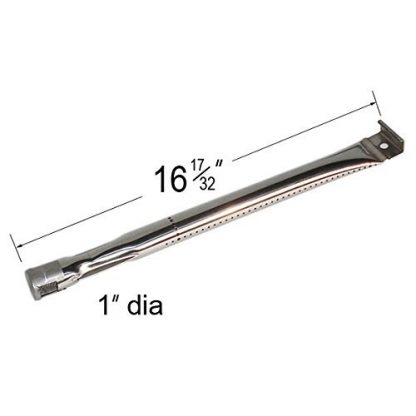 GSC3218WB - Stainless Steel Grill Burner for BBQ grillware, BBQTEK, BHG, BOND, Broil-Mate, Charmglow, Grill Chef, GrillPro, Henderson, Igloo, IGS, Life@Home, Master Forge, North American Outdoors