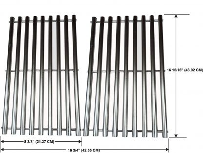 Grill Valueparts Stainless Steel Cooking Grid For Charbroil 463250210, 463250211, 463250212, 463672016, 463672216, 463672416, 463371116, 463371316, Thermos 461633514