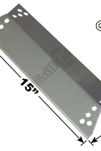 Grillkid HS061 Stainless Steel Heat Plate Replacement for Select Grill Models by Kenmore Sears, Nexgrill, Tera Gear, Charbroil, K-Mart, Compatible with Part# 90681, 04006137A0, 202150009, Set of 1