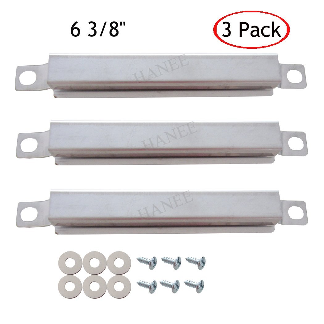 3-Pack BBQ Grill Burner Crossover Tube Parts for Master Chef G45311 
