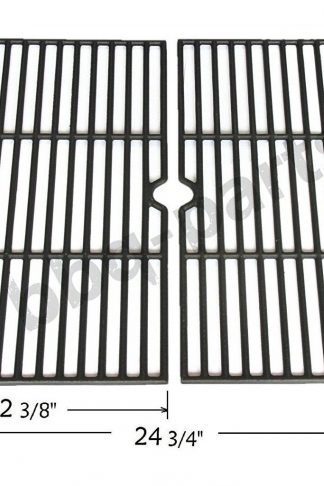 Hongso PCB152 Universal Gas Grill Grate Cast Iron Cooking Grid Replacement, Sold As a Set of 2