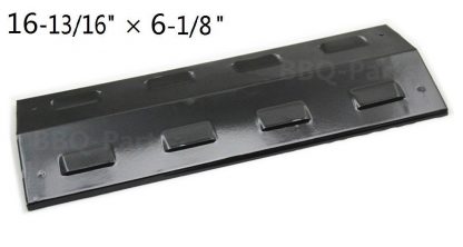 Hongso PPF301 Porcelain Steel Heat Plate, Heat Shield, Heat Tent, Burner Cover, Vaporizor Bar, and Flavorizer Bar Replacement for Select Gas Grill Models by Aussie, Charbroil and Others (16 13/16