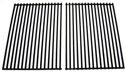 Music City Metals 56202 Porcelain Steel Wire Cooking Grid Replacement for Select BBQ Grillware and Steelman Gas Grill Models, Set of 2