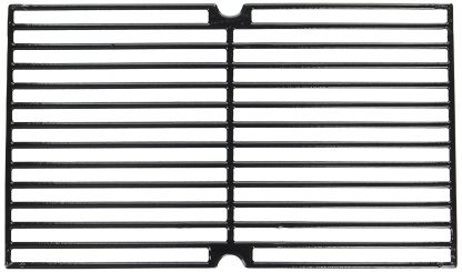 Music City Metals 69763 Gloss Cast Iron Cooking Grid Replacement for Gas Grill Models Kenmore 148.16656010 and Uniflame GBC976W, Set of 3