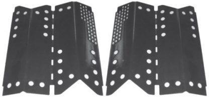 Music City Metals 94332 Porcelain Steel Heat Plate Replacement for Gas Grill Model Stok SGP4330SB, Set of 2