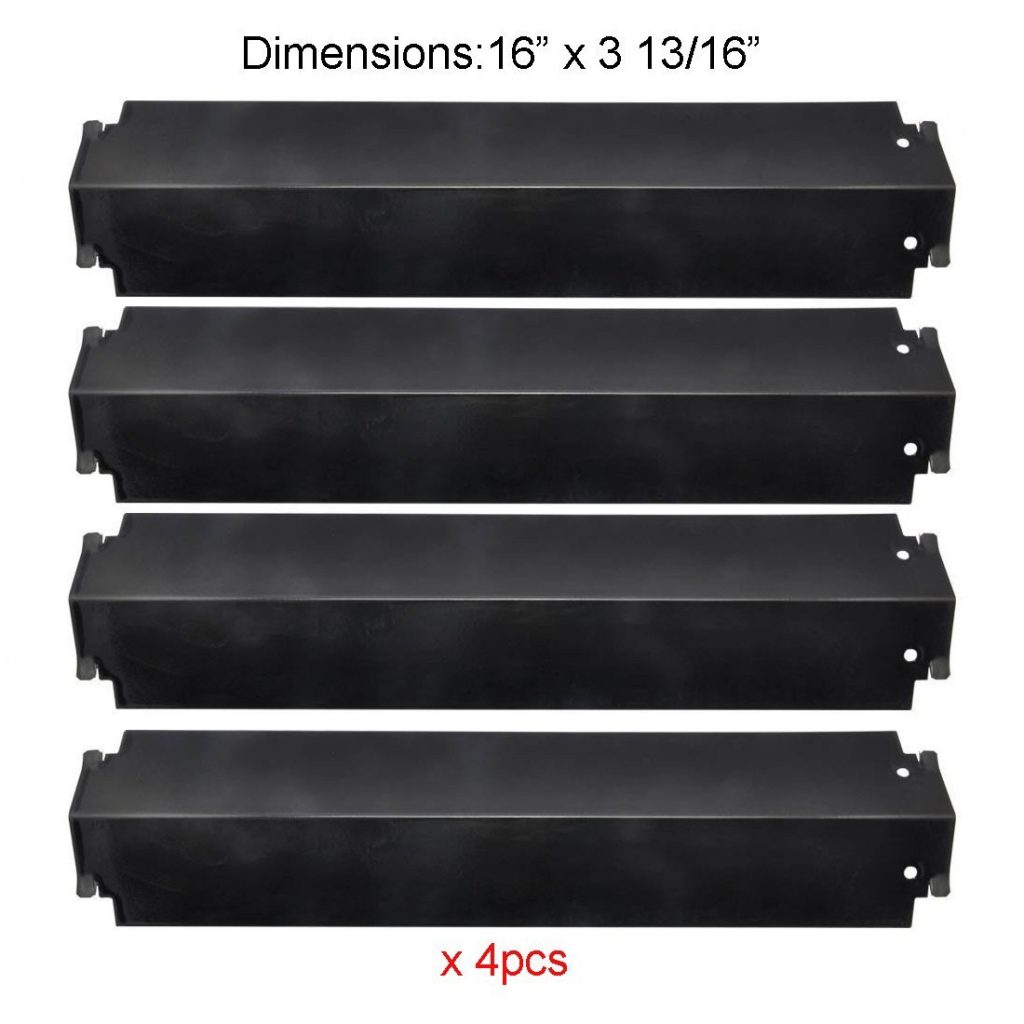 PH3321(4pack) Porcelain Steel Heat Plate Replacement for Select Gas Grill Models, Charbroil