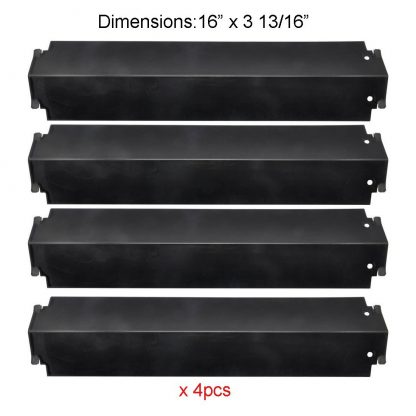 PH3321(4-pack) Porcelain Steel Heat Plate Replacement for Select Gas Grill Models, Charbroil, Kenmore Sears, Thermos, Lowes Model Grills and Others