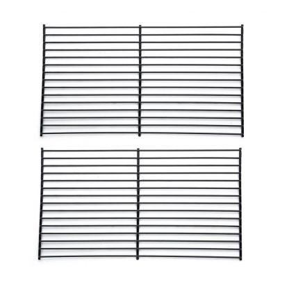 Pitmasters Supply Coated Steel BBQ Grill 52932 Griddle Cooking Grid Replacement Centro, Char-broil, Front Avenue, Fiesta, Kenmore, Kirkland, Kmart, Master Chef [Set of 2] - 16.5"