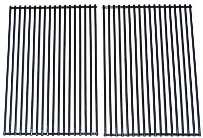 Porcelain Coated Stainless Steel Wire Cooking Grid for DCS and Charbroil Grills (Set of 2)