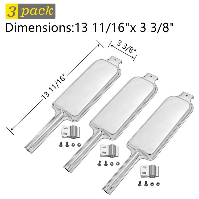 Grill Burner Replacement for Charbroil, Kenmore, Thermos, 3Pack