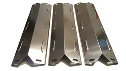 Set of Three Stainless Steel Heat Plates for Select Kenmore Gas Grill Models