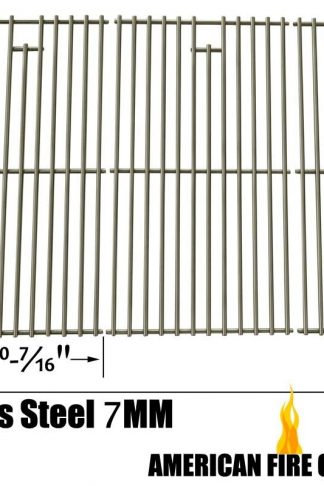 Stainless Steel Cooking Grid for Kenmore 148.1637110, 148.1615621, Master Chef L3218, Master Forge E3518-LP, L3218, 3218LTN, 3218LT, 3218LTM, DG0576CC, E3518-LPG Gas Grill Models, Set of 3