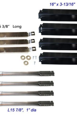 USA Premium Store Charbroil Gas Grill Replacement Crossover Tubes and Burners,Heat Plates