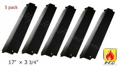 Vicool Porcelain Steel Heat Plate Replacement for Charbroil 463268207, Charbroil 463268806 and Presidents Choice 09011039PC, Presidents Choice PC25632 Gas Grill Models, hyJ394A (5-pack)