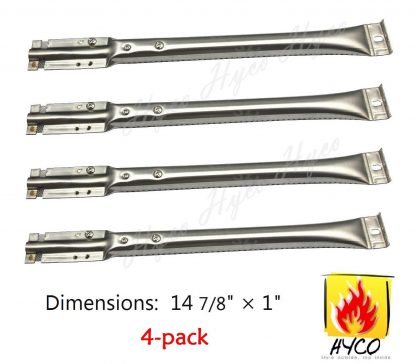 Vicool hyB678 (4-pack) Universal Barbeque Grill Replacement Stainless Steel Pipe Burner Replacement for Kenmore Sears Models: 122.16134, 122.16134110, 415.16107110, 720-0773