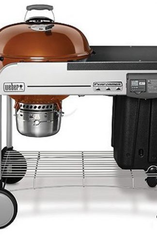 Weber 15502001 Performer Deluxe Charcoal Grill, 22-Inch, Copper