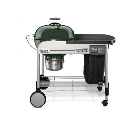 Weber 15507001 Performer Deluxe Charcoal Grill, 22-Inch, Green