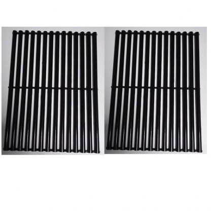 Zljoint Porcelain Steel Centro, Charbroil, Front Avenue, Fiesta, Kenmore, Kirkland, Kmart, Master Chef, and Thermos Gas Grill Cooking Grid/Cooking Grates Replacement, Sold As A Set of 2