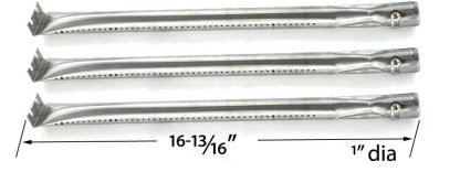 3 Pack Replacement Burner for Perfect Glo PG-50400S, PG-50401S, PG-50403SRL, PG40200, PG40300, PG40400S and Sterling Forge 720-0016, Courtyard 720-0016 Gas Models