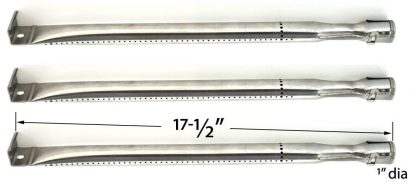 3 Pack Replacement Stainless Steel Burner for select Presidents Choice 10011012, GSS2520JA and Tera Gear GSS2020, GSS2520JA, GSS2520JAN, GSS3220A, GSS3220AN Gas Grill Models