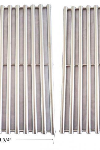 9930 Stainless Steel Cooking Grill Grid / Grate Replacement for Weber 9930 Ducane Lowes Model Grills, Set of 2