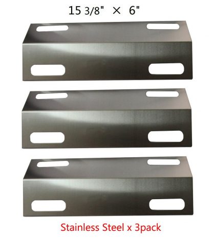 99351(3-pack) Stainless Steel Heat Plate Replacement for Select Ducane Gas Grill Models