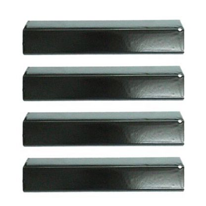 BBQ Replacement (4-pack) Gas Grill Porcelain Enamel Steel Heat Plate For Brinkmann Grill Models (Dims: 15 3/8" X 3 15/16")