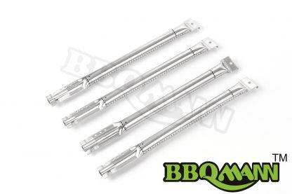BBQMANN BF641(4-pack) Stainless Steel Replacement tube Burner for Char Broil, Charmglow, Costco Kirkland, Grand Isle, Jenn Air, Kenmore Sears, K Mart, Member's Mark, Nexgrill, Perfect Flame By Lowes