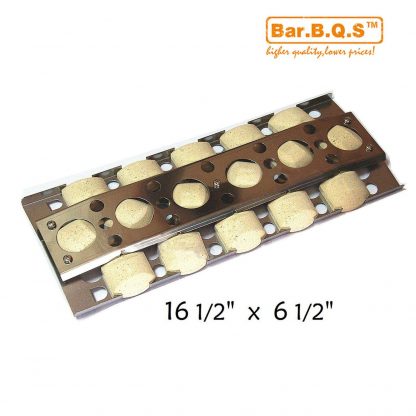 Bar.b.q.s 94751 Stainless Steel Heat Plate, Heat Shield, Heat Tent, Burner Cover, Vaporizor Bar, and Flavorizer Bar Replacement for Select Turbo Gas Grill Models