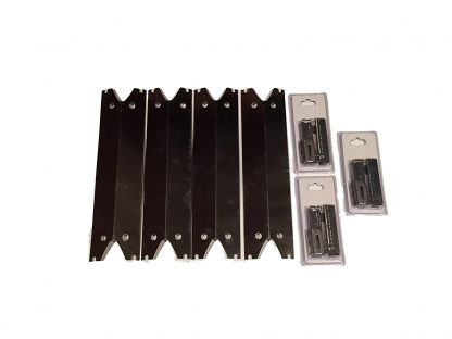 Brinkmann Set of Four Stainless Steel Heat Plates and Three Crossover channels for 810-2410-S, 810-2411-F, 810-2411-S, 810-3885-F, 810-3885-S, 810-4238-0, 810-9490-0