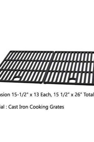 Cast Cooking Grates For BOND, BroilChef GSF2616AC, GSF2616, 41590 Gas Grill Models, Set of 2