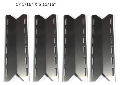 Charmglow 720-0125, 720-0234, 720-0289, Kirkland 720-0025, Nexgrill 720-0234, 720-0289, 720-0335, 740-0141, 740-0142 Perfect Flame 720-0335 (4-PACK) Stainless Steel Heat Shield