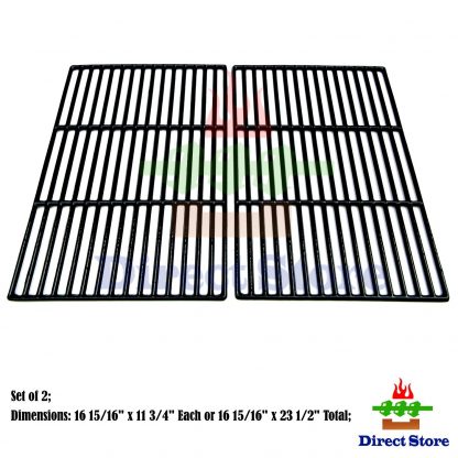 Direct store Parts DC103 Porcelain Cast Iron Cooking grid Replacement Brinkmann, Grill Chefs, Grill Zone Gas Grill