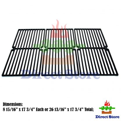 Direct store Parts DC110 Porcelain Cast Iron Cooking grid Replacement Brinkmann, Charmglow Gas Grill