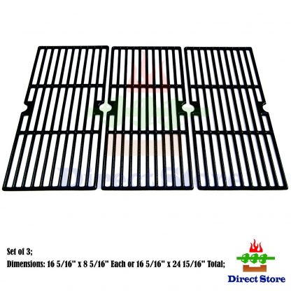 Direct store Parts DC115 Porcelain Cast Iron Cooking grid Replacement Charbroil, Kenmore, Centro,Broil King,Costco Kirkland,K Mart,Master Chef Gas Grill