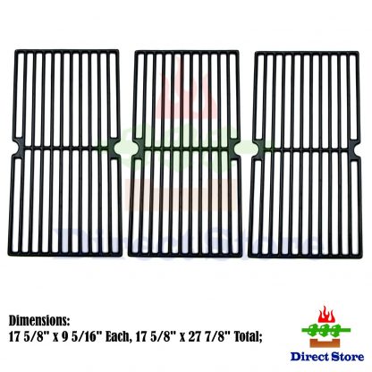 Direct store Parts DC118 Porcelain Cast Iron Cooking grid Replacement Brinkmann, Grill King Gas Grill