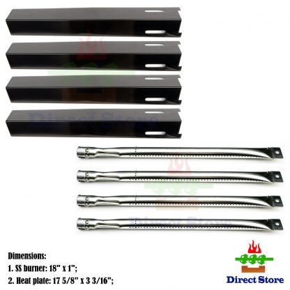 Direct store Parts Kit DG126 Replacement Perfect Flame GSC3318, GSC3318N Gas Grill Burner,Heat Plate - 4 pack