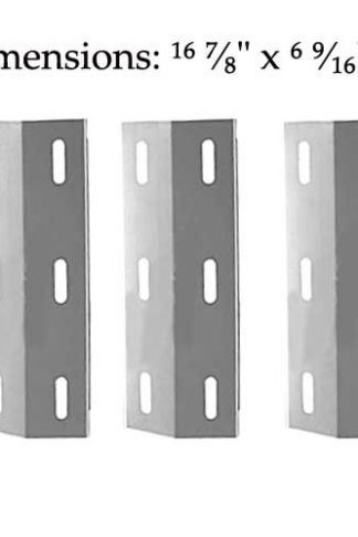 Ducane 3040042, 3040043, 30558501, 3100, 3200, 3400, 4100, 4200, 4400, Home Depot S3200, S5200 (3-PACK) Stainless Steel Heat Shield