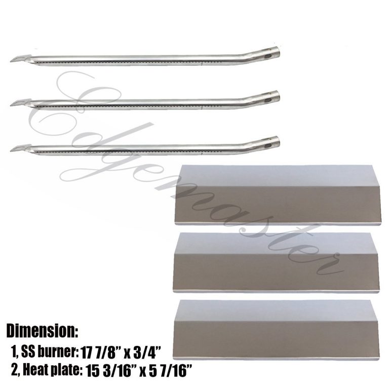 Stainless Steel Tube Burner, Heat Plates, Burner Cover Replacement For