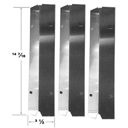 Grill Parts Zone Master Cook SRGG30001B, SRGG31401, Tera Gear 314168 & Outdoor Gourmet SRGG30001C, (3-PK) Stainless Heat Plate