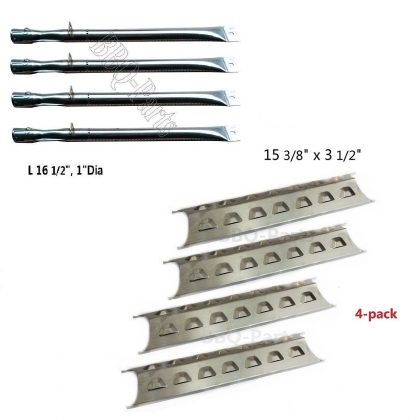 Hongso 4-pack Replacement Parts for Perfect Flame 24137, 24138, 2518SL-LPG, 2518SL-NG, 2518SLN-LPG Burners & Heat Plates (SBB411-SPE181-4)