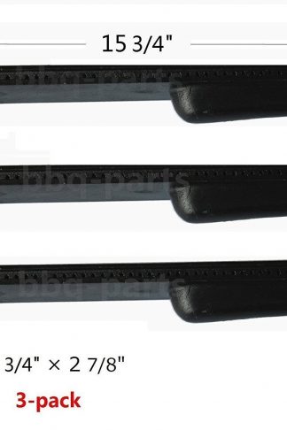 Hongso CBC301 (3-pack) Replacement Gas Grill Cast Iron Burner for Aussie, Bakers and Chefs,Charbroil,Coleman, Nexgrill, Sams, Sterling Forge, Lowes Model Grills