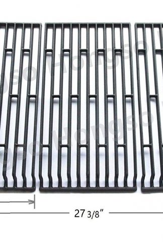 Hongso PCE693 Cast Iron Cooking Grid Replacement for Fiesta Blue Ember, Blue Ember FG50069LP, Blue Ember FG50069NG, FG500057-103, FG50057-703NG, FG50069 Gas Grill Models, Set of 3