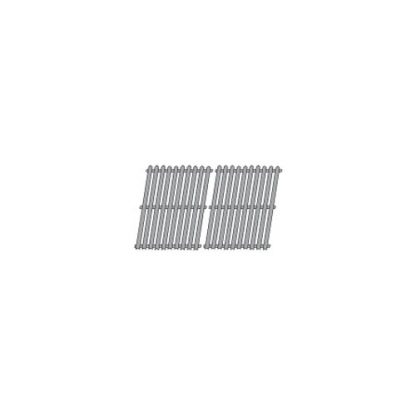 Music City Metals 52612 Porcelain Steel Channel Cooking Grid Replacement for Gas Grill Model Bond GSF2616AC, Set of 2