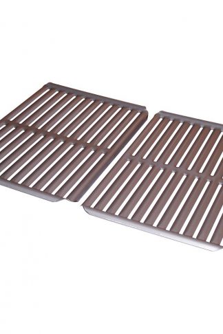 Music City Metals 532S2 Stamped Stainless Steel Cooking Grid Replacement for Select Ducane Gas Grill Models, Set of 2