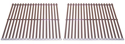 Music City Metals 5S612 Stainless Steel Wire Cooking Grid Replacement for Select Brinkmann and Turbo Gas Grill Models, Set of 2