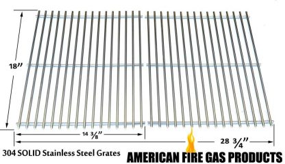 Stainless Steel Cooking Grid for Ducane 3200, 3073101, 31421001, Afinity 3200, Affinity 3300, Affinity 3400, Affinity 4100, 4100, Affinity 4200, Gas Grill Models, Set of 2