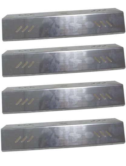 Stainless Steel Heat Plate (4-Pack) For Sams Club B09SMG-3, B09SMG1-3F, BQ05051-3, BQ06043-1, Outdoor Gourmet B070E4-A, B09SMG1-3F, Omaha Grill B06W1B-28, B06W1B-6, B070E4-DB (Dims: 16 1/8 X 4 7/16" )